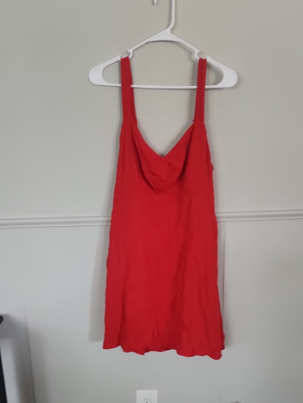 Old Navy Red Cowl Neck Mini Dress
